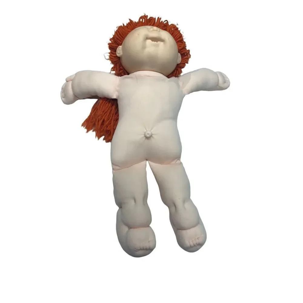 Cabbage Patch Girl vintage Red Head long‎ hair doll signed 1982 Original used